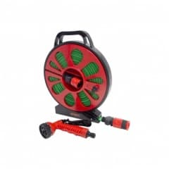 Am-Tech 50ft FLAT HOSE ON REEL U2578