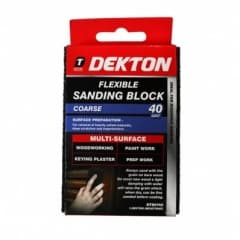 Dekton Flexible Sanding Block - Course - 40 Grit