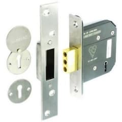 5 lever sashlock BS3621 St.Stl 63mm
