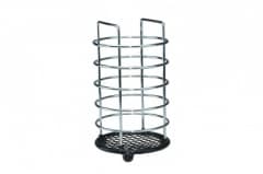 Apollo Chrome Dip Utensil holder Black