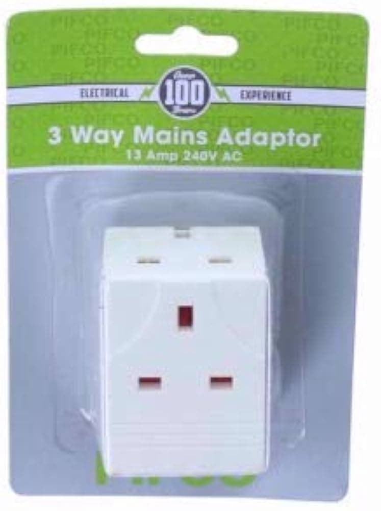 Pifco 3Way Mains Adaptor