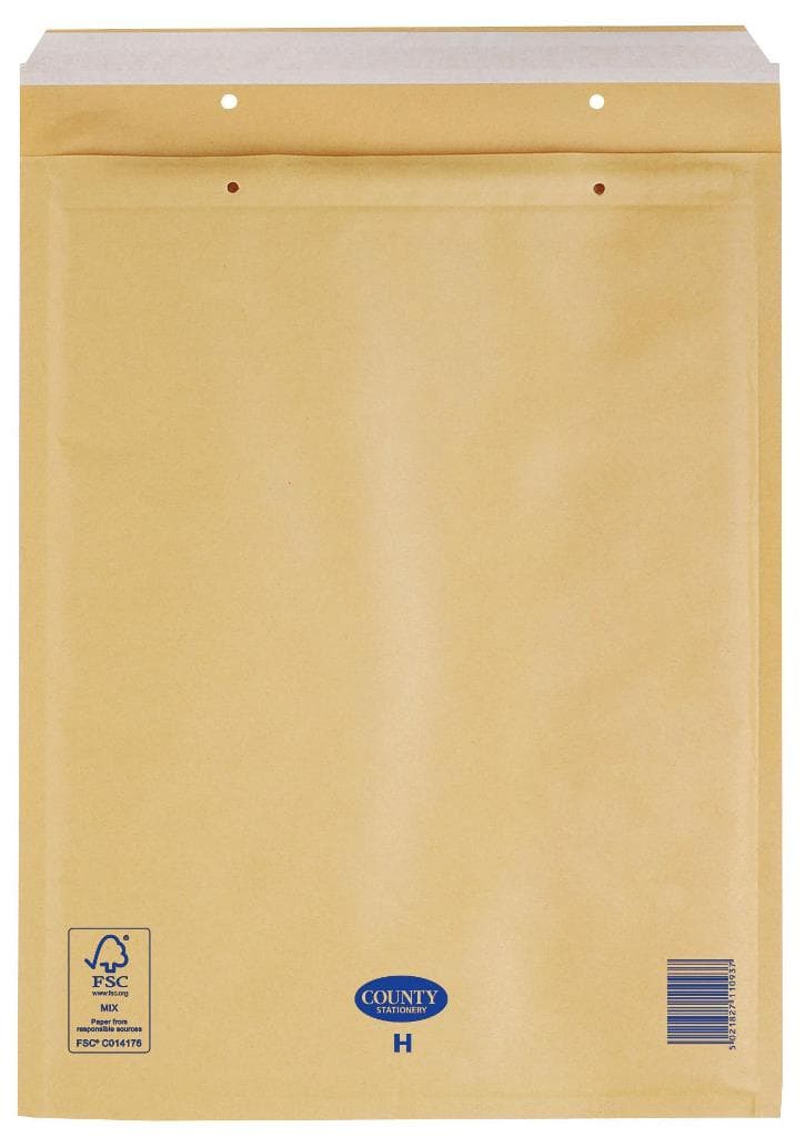 County  Manilla Bubble Envelopes   - H 
270 X 360mm