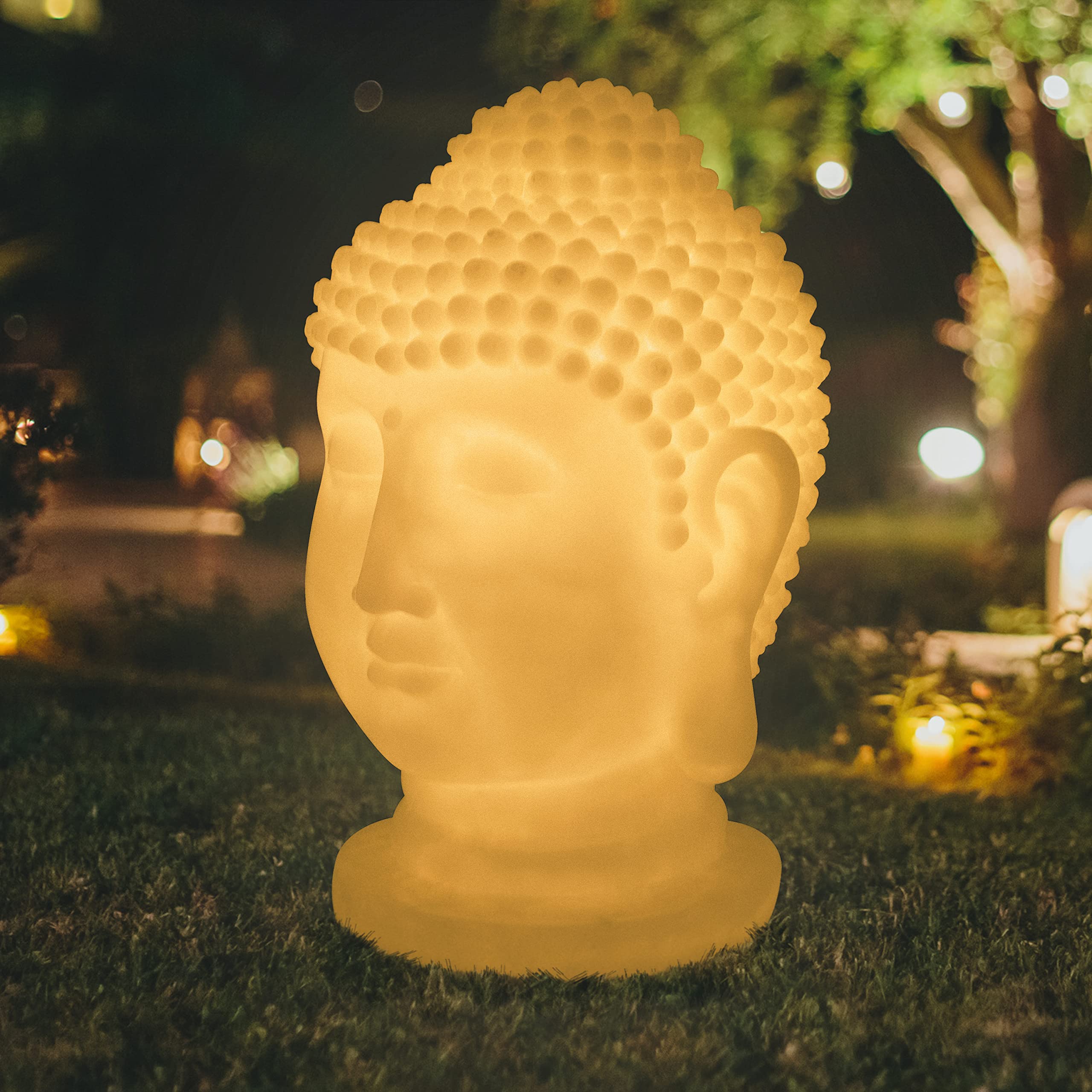 BENROSS Solar Buddha Head image