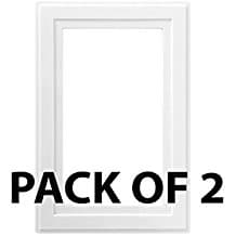 DA Dencon Double light switch finger plate