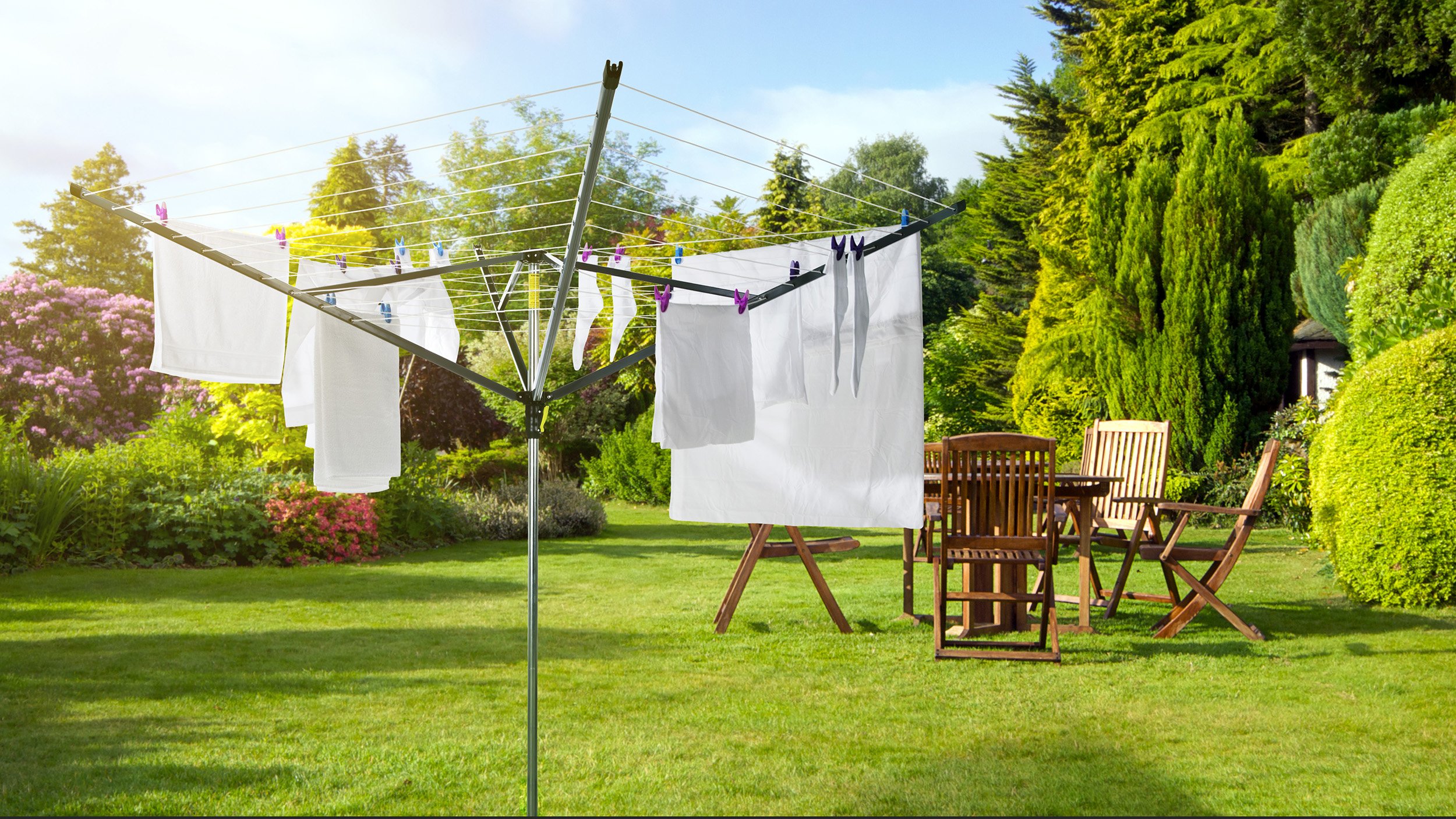 Minky Extrabreeze 50m 4 Arm Rotary Airer image