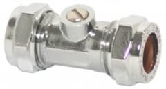 15MM CHROME ISOLATING VALVE 


