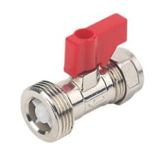 15MM X 3/4" STR WASHING MACHINE TAP CP

