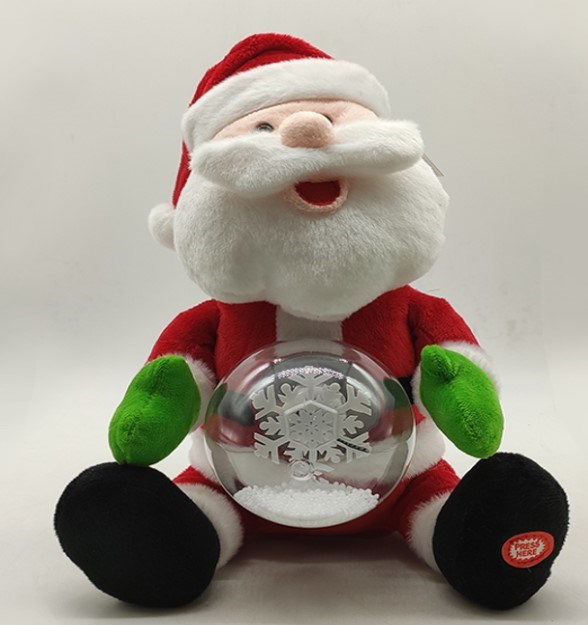 BENROSS Musical Santa Snowy Scene. image