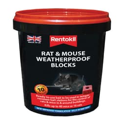 Rentokil Rat & Mouse Weatherproof Blocks 10 sachet 1