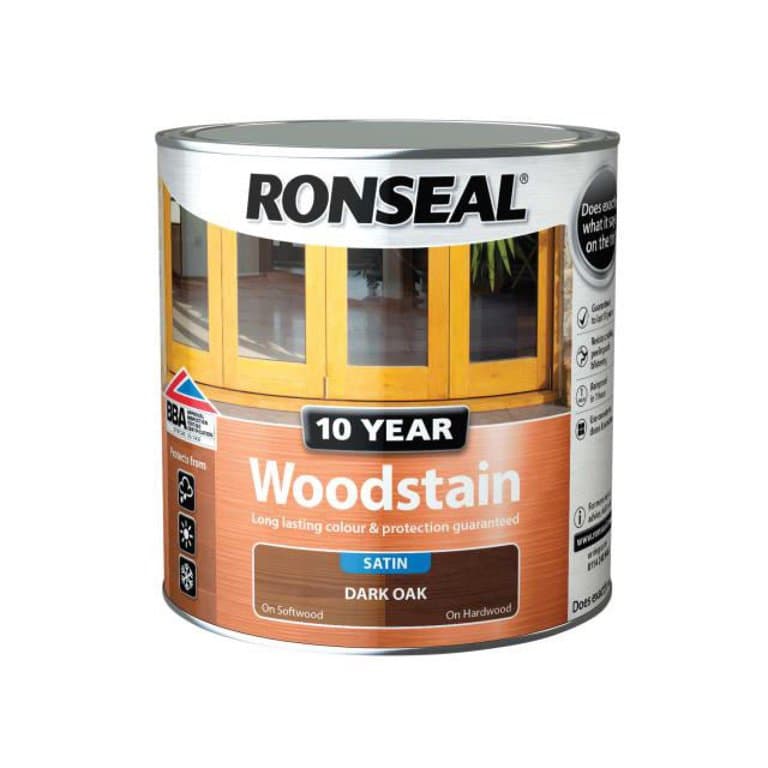 Ronseal Dark Oak 10yr Woodstain 750ML