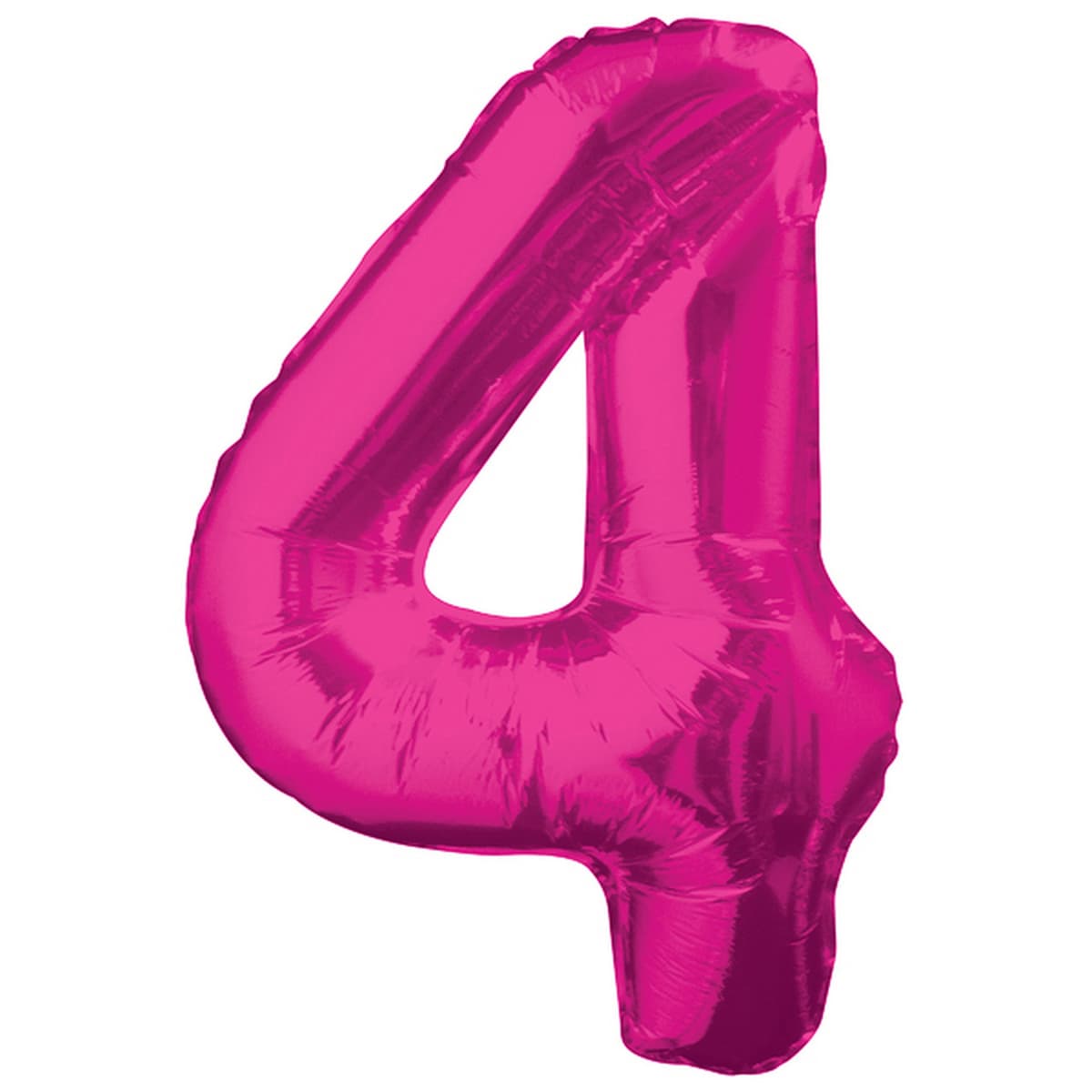 Unique Party 34"pkg Pink Glitz Foil Blln-6