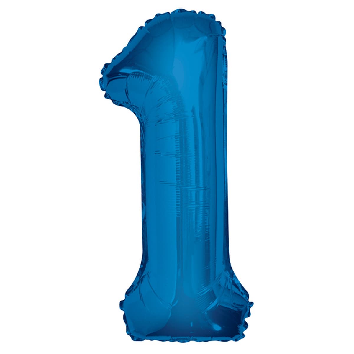 Unique Party Unique 34" Pkg Blue Glitz Foil Blln-1