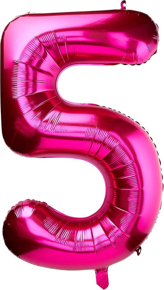 Unique Party Unique 34" Pkg Pink Glitz Foil Blln-5