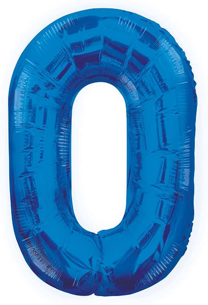 Unique Party Unique 34" Pkg Blue Glitz Foil Blln-0