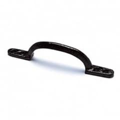 BULK HARDWARE - HANDLE HOTBED BLACK JAPANNED 150mm