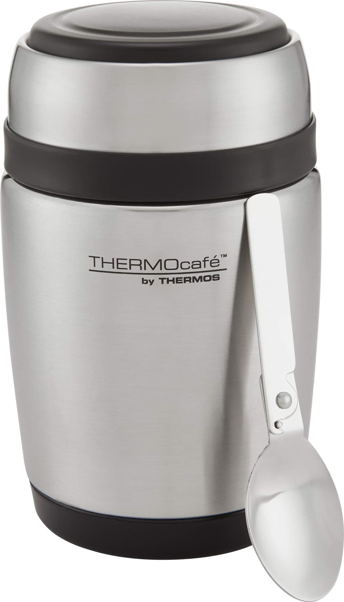 Thermos Cafe Curved Food Flask with Stainless Steel Spoon 400ml