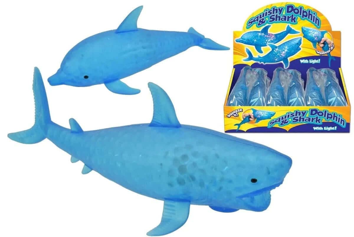 Kandy Toys Light Up Squishy Dolphin & Shark