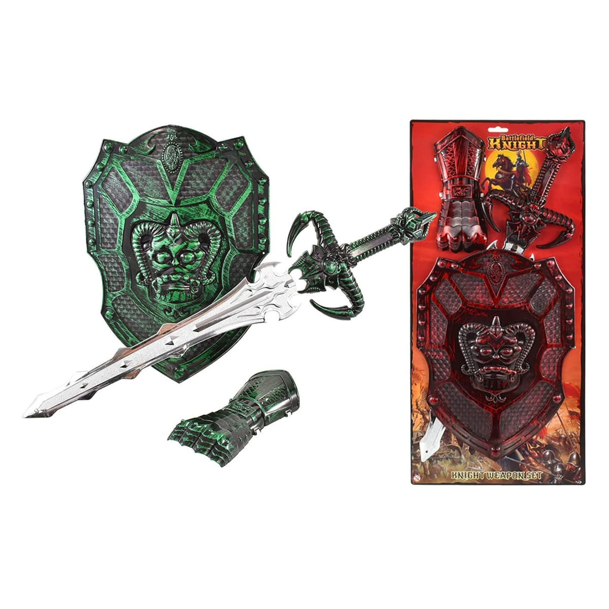 Kandy Toys Knight Weapon Set On Tie Car