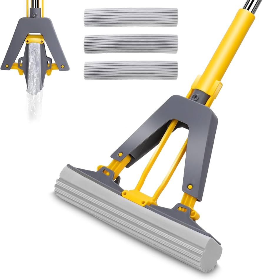 ZM Squeezey Sponge Mop & Handle image