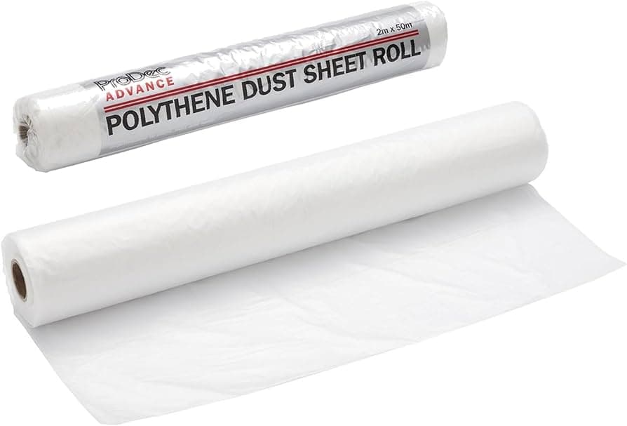 Polythene Dustsheet Roll 2x50mtrs