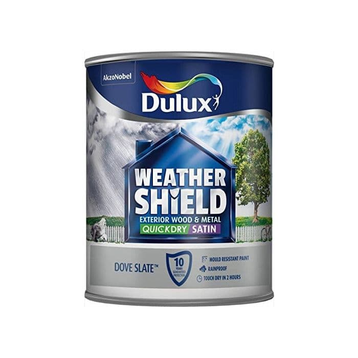 Dulux DU W/SHIELD QD SATIN DOVE SLATE 750ML

