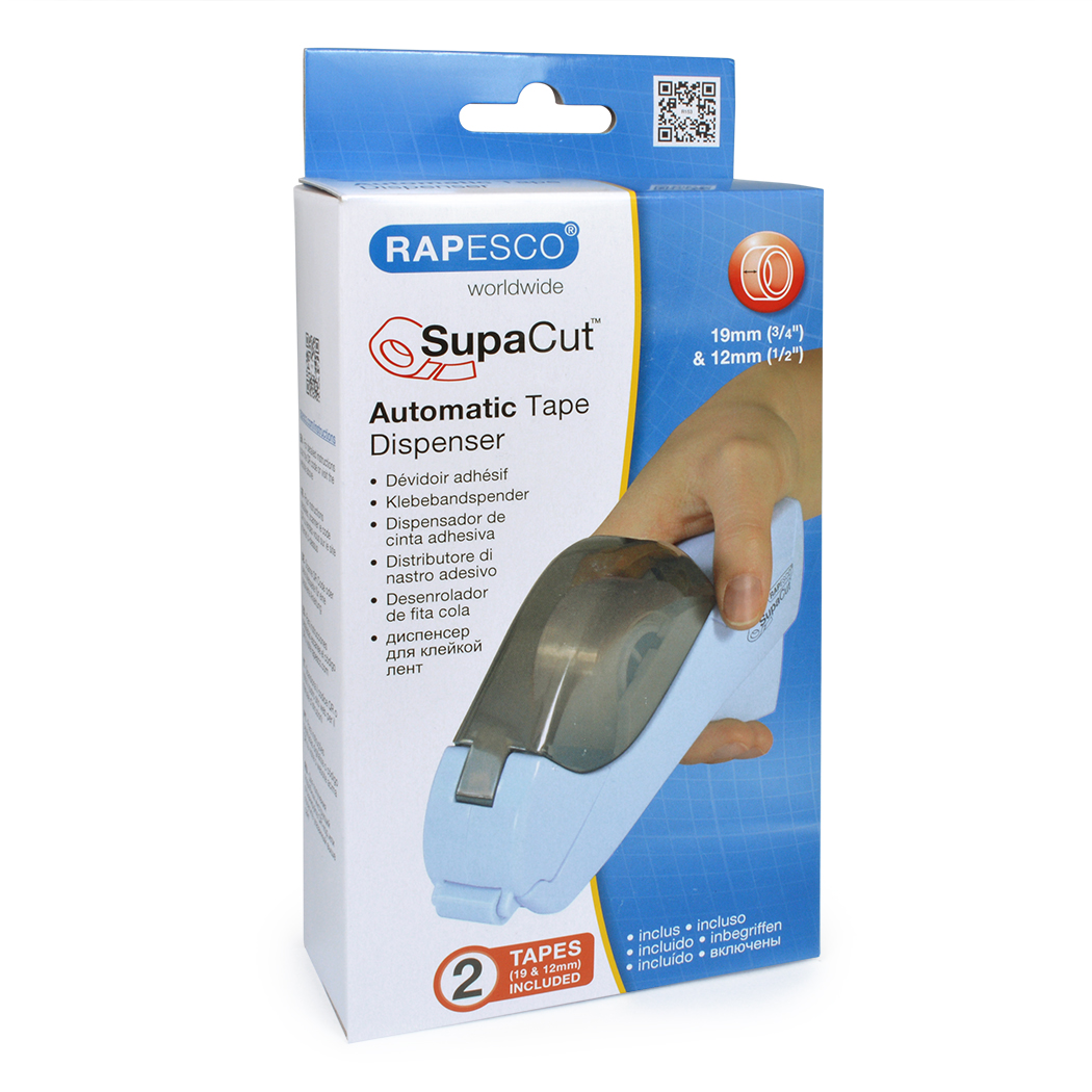 SupaCut Tape Dispenser & 2 Tape Rolls - 
 Powder Blue (2 Tapes incl 19mm & 12mm x20m) image