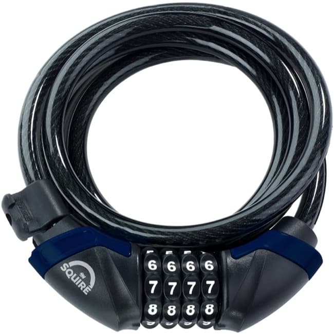 Squire 1800 x 10mm recodable combination cycle lock