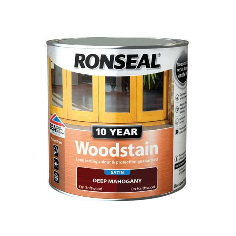 Ronseal MAHOGANY 10 YEARS WOODSTAIN 750ml