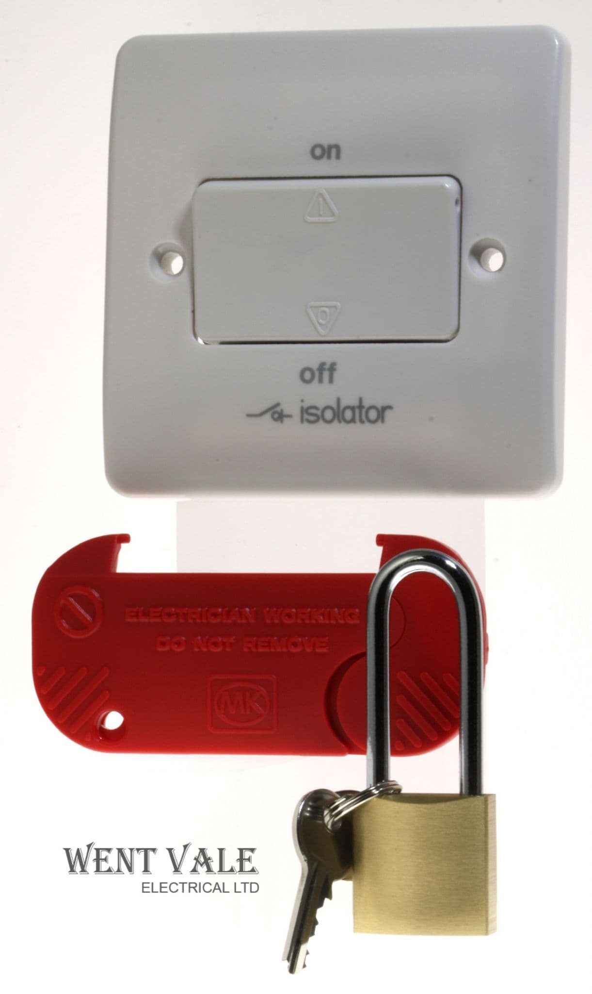 Red/Grey Fan isolator switch – triple pole image