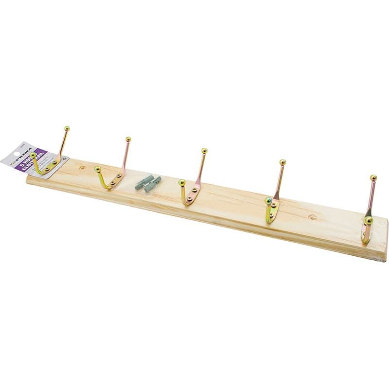 Prima 5 Hook Hat And Coat Rack
