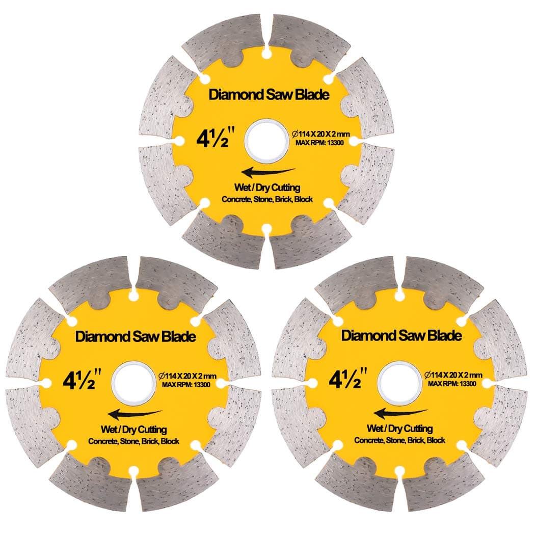NT 3pc 4.5" Stone Cutting Discs
