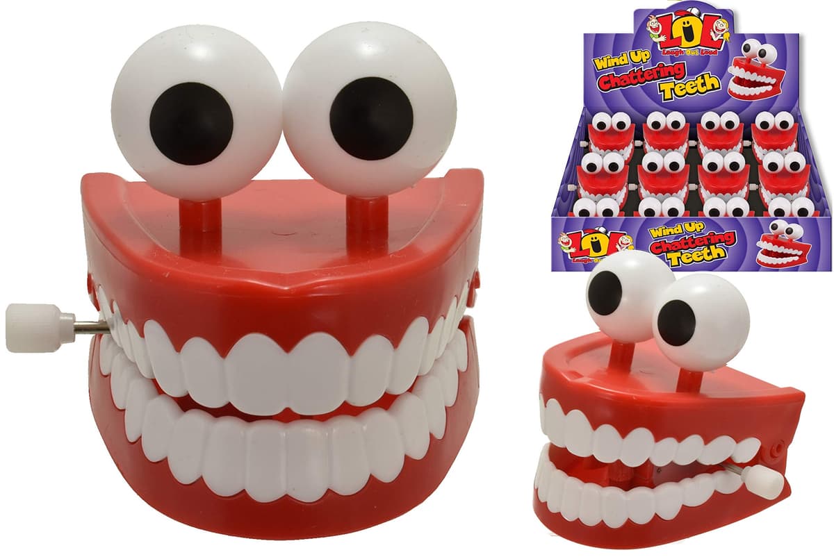 Kandy Toys Wind Up Chattering Teeth