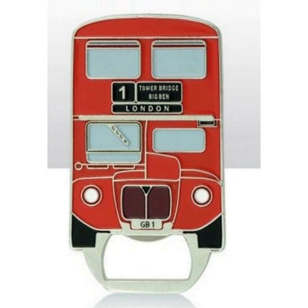 Red London Bus Bottle Opener Keyring