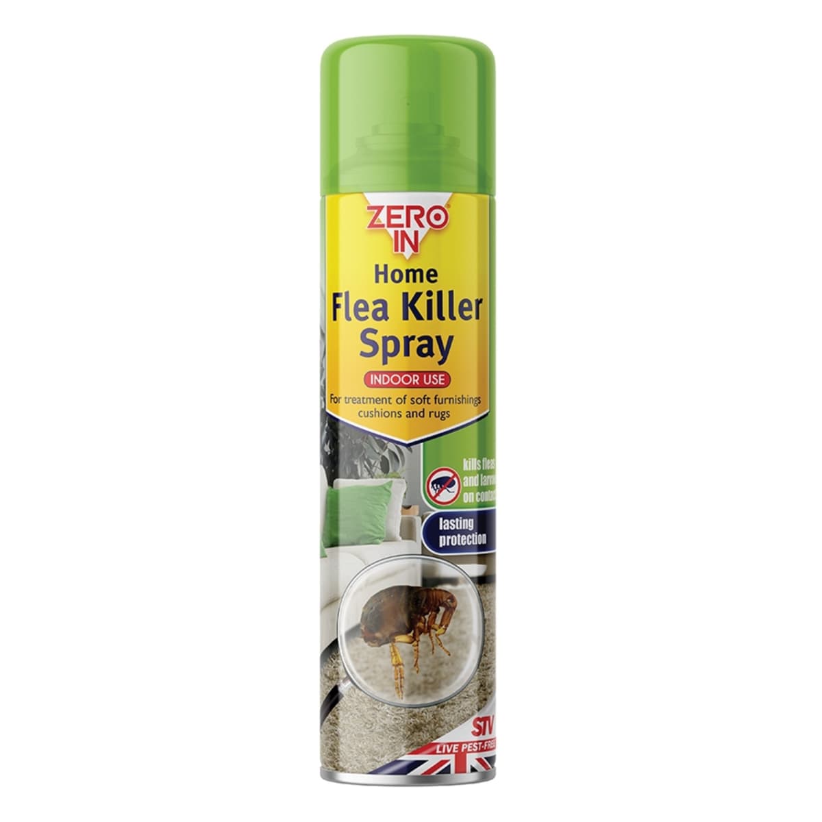 STV Zero In Home Flea Spray 300ml Aerosol