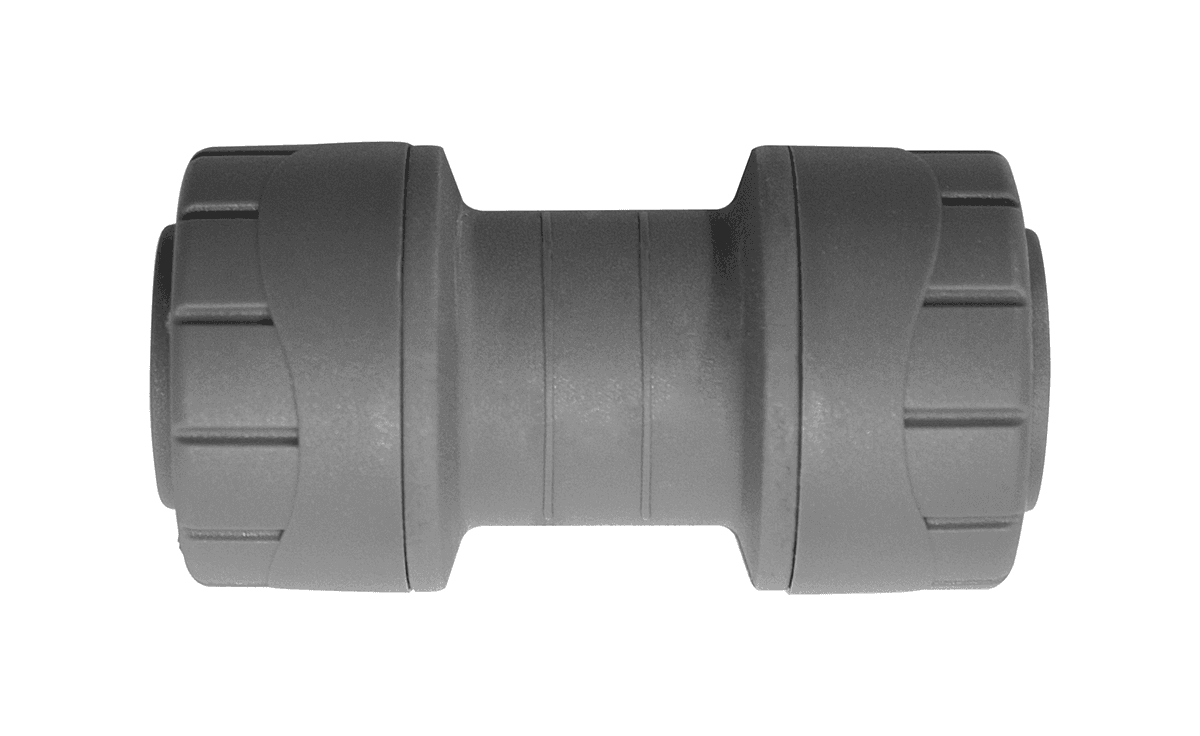 POLYPLUMB 22mm straight coupler
