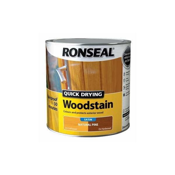 QD WOODSTAIN SATIN NATURAL PINE 2.5L (S)