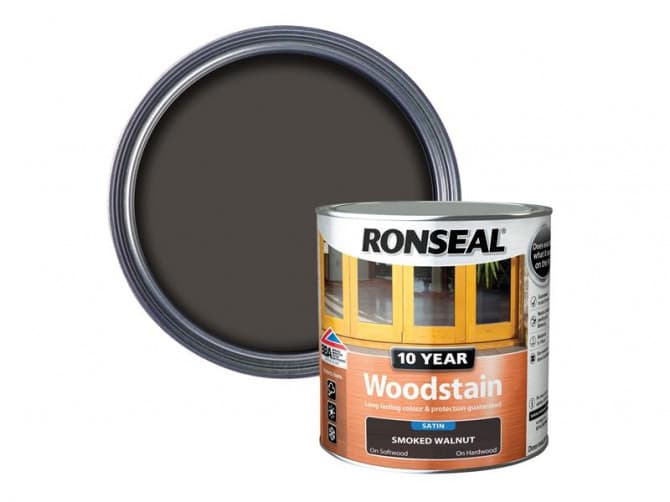RONSEAL SMOKED WALNUT 10 YEAR WOODSTAIN 750ML