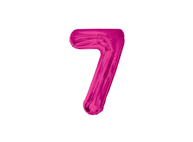 Unique Party Unique 34" Pkg Pink Glitz Foil Blln-7