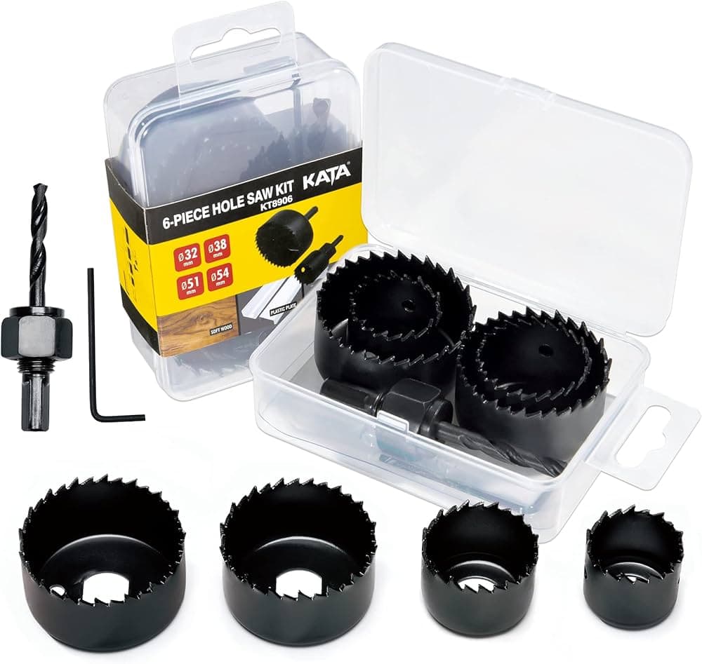 NT 6pc Carbon Steel Hole Saw Set