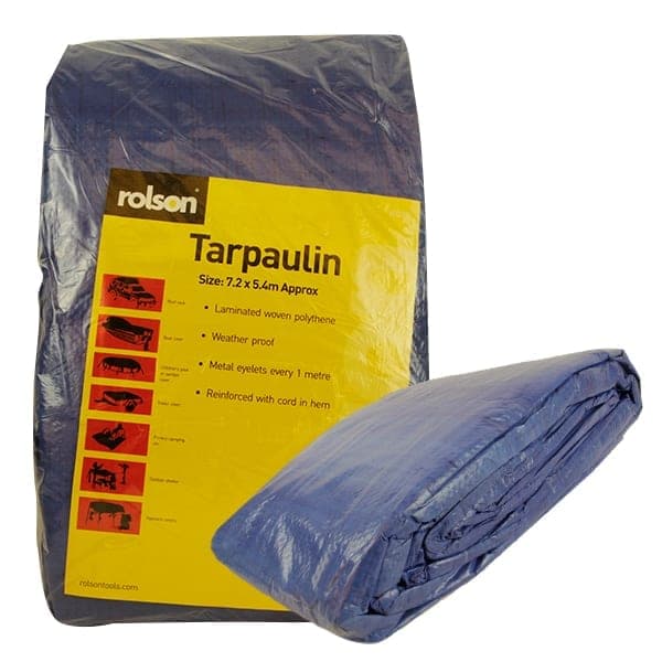 Rolson 7.2 X 5.4m Tarpaulin (24'x18') 80239