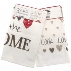 3pk velour tea towels my kitchen