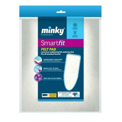 Minky Deluxe Smartfit Felt Pad Ironing Board Cushion Underlay 125x45cm image
