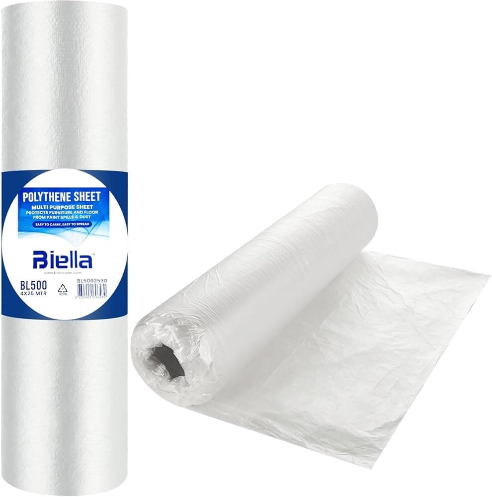 Polythene Dustsheet 4X25MTRS