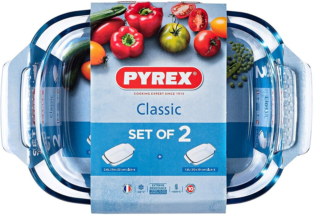 Pyrex Classic 2pc medium roast set image
