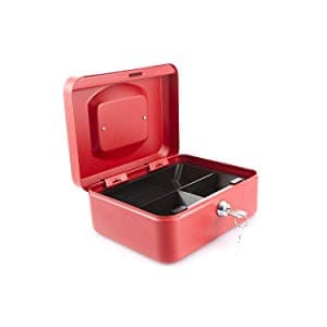 Sterling Cash Box 8" Red
