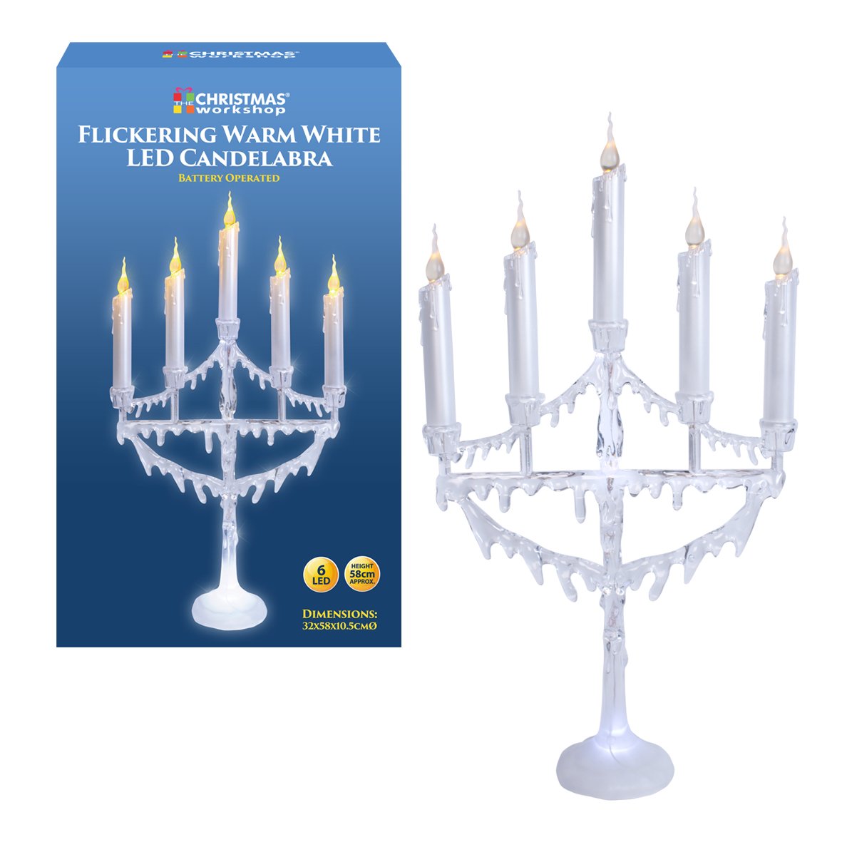 BENROSS 5 LED Flickering Candelabra image