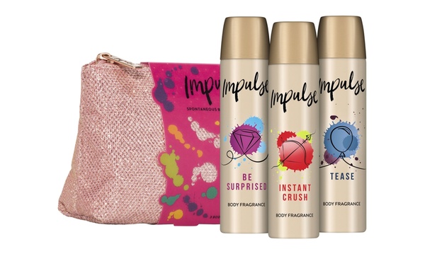 Impulse Spontaneous Beauty Bag Gift Set image