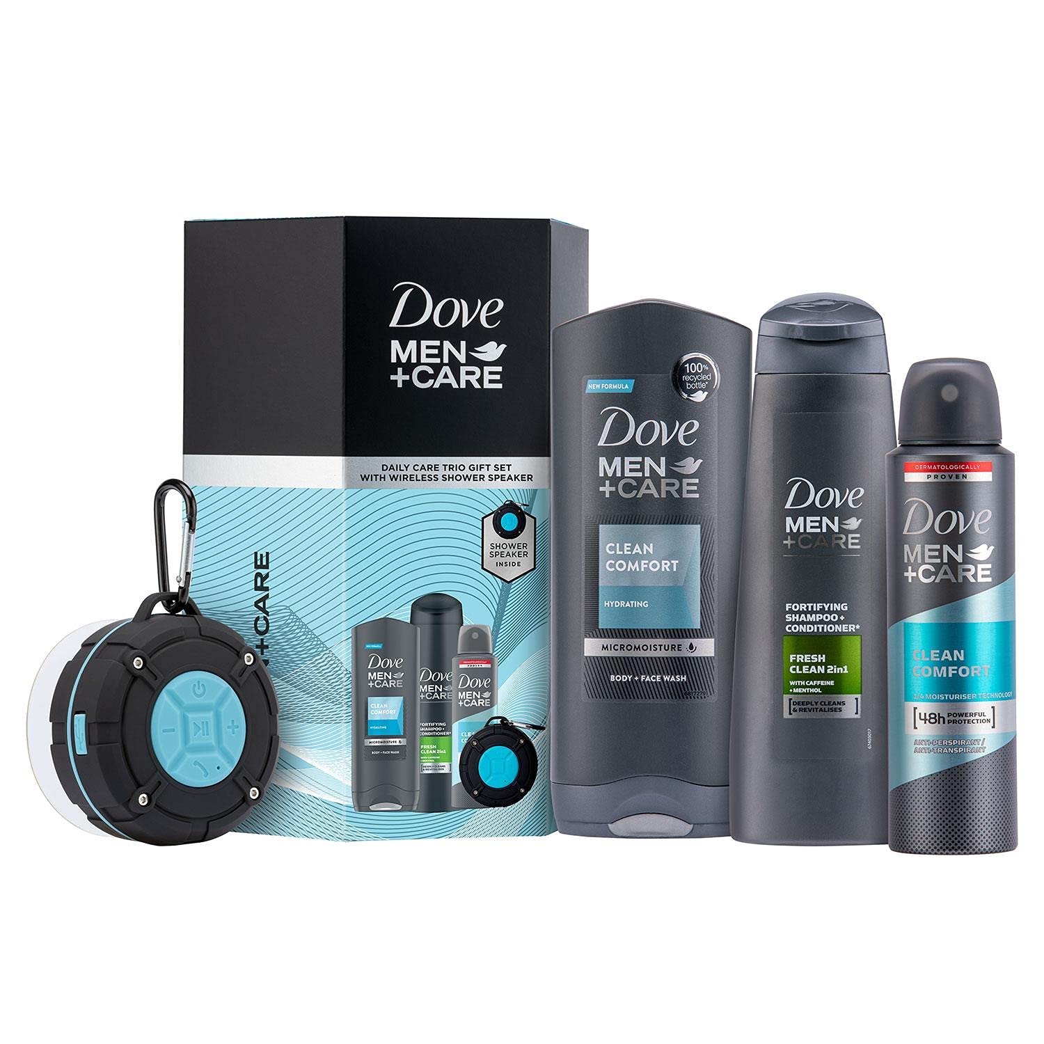Dove Men+Care Gift Set with Shower Speaker image