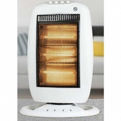 STATUS  oscillating Halogen Heater, 3 Bar 1200 Watt - White image