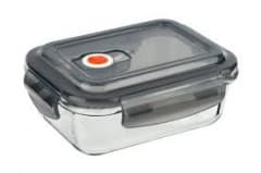 ZM Sozali Glass Container With Plastic Clip Lid 620ml